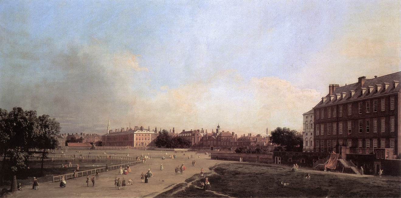 Londen: The Old Horse Guards of the San Santiago Park