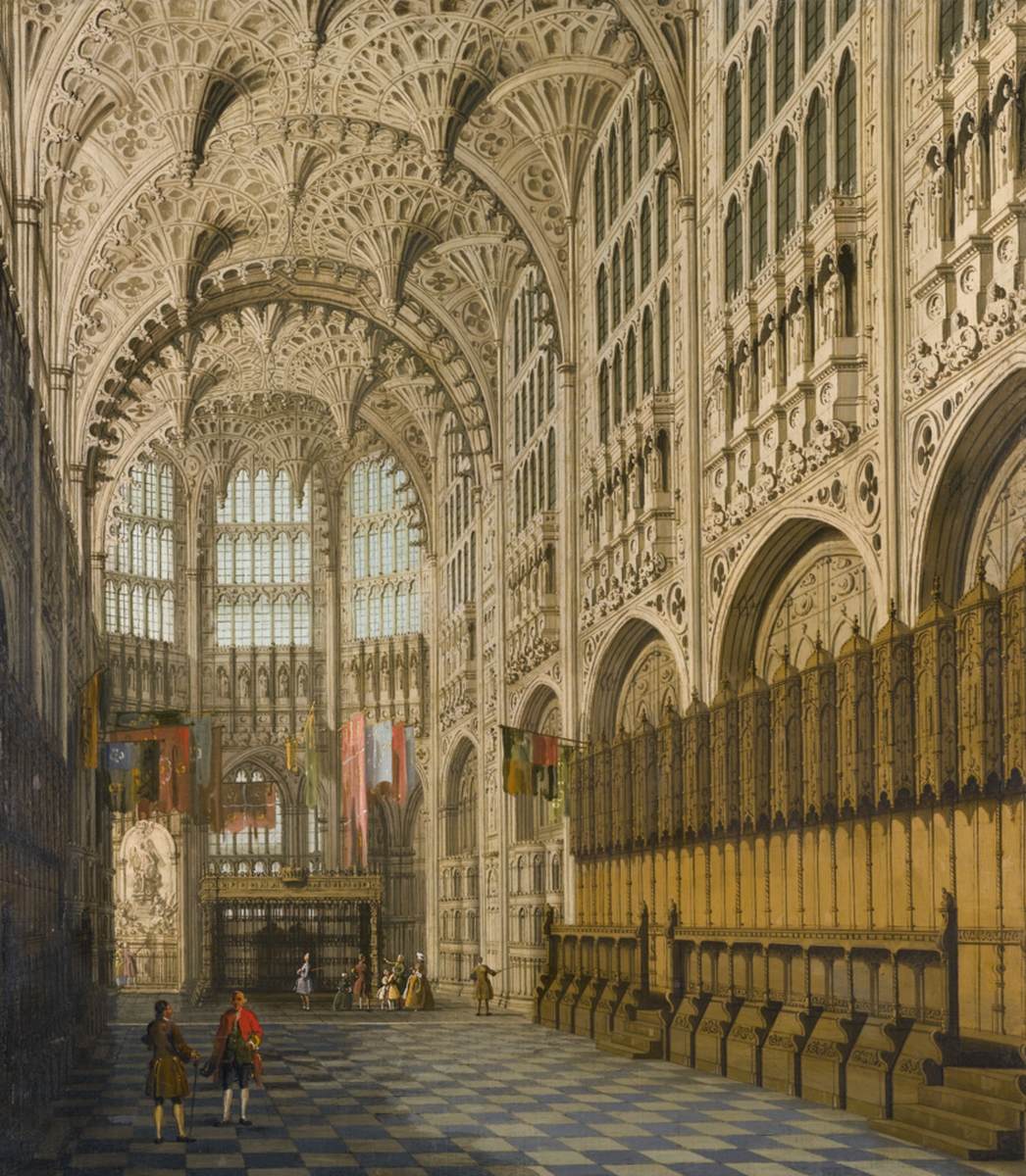 Vue interne de la chapelle Henry VII, abbaye de Westminster