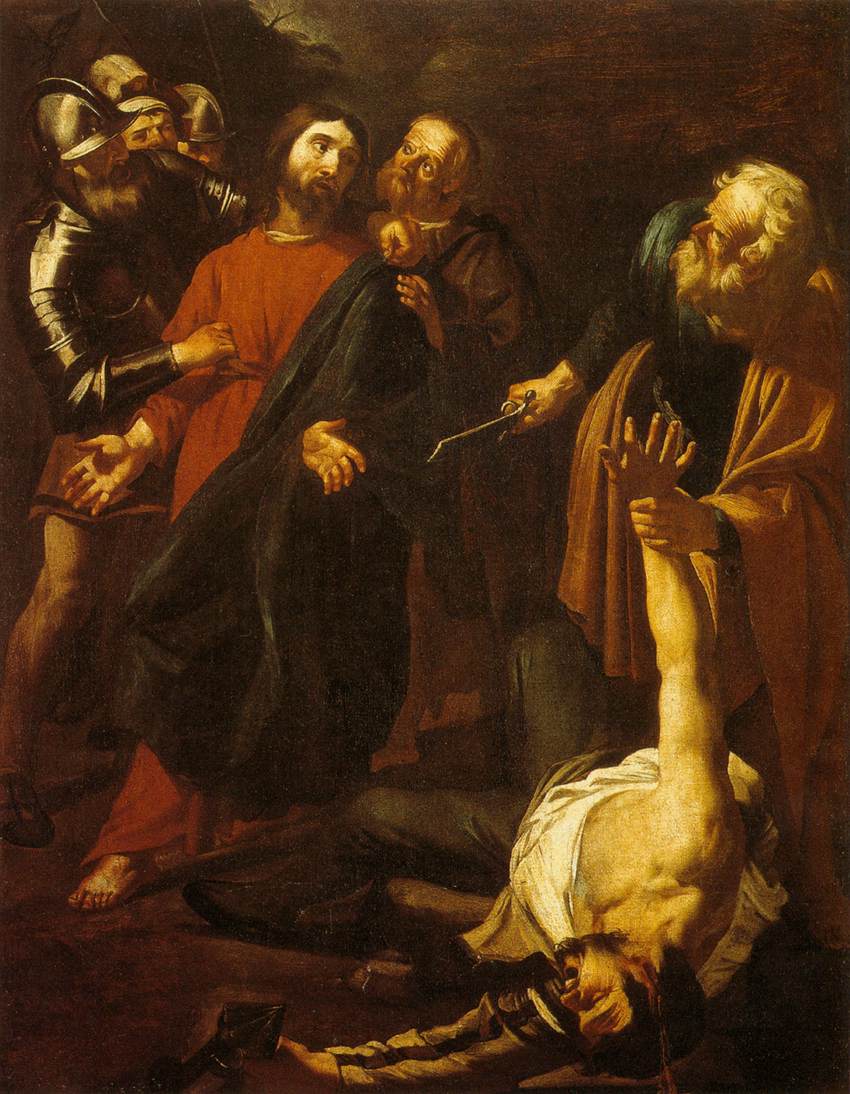 A captura de Cristo com o episódio de Malchus