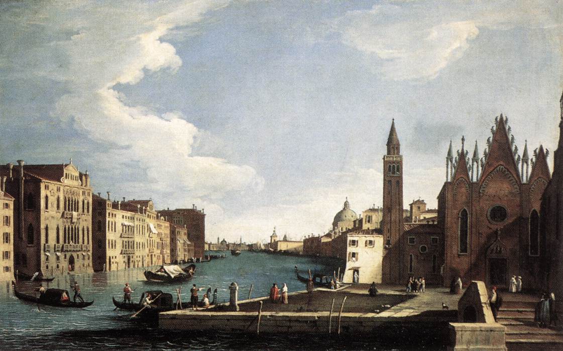 Le grand canal avec l'église du carità