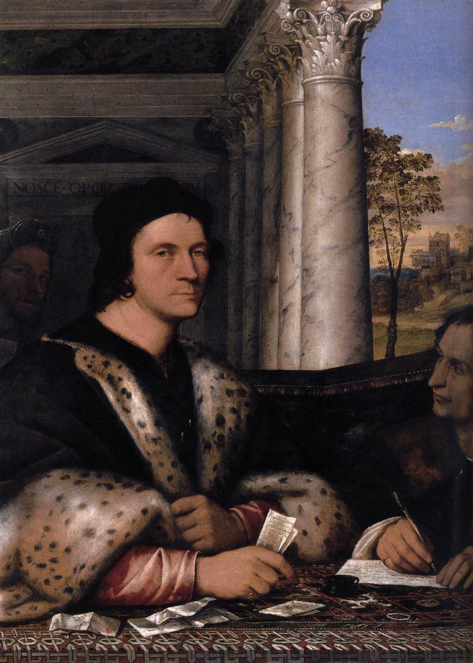 Portret promu Carondelet i jego sekretarzy