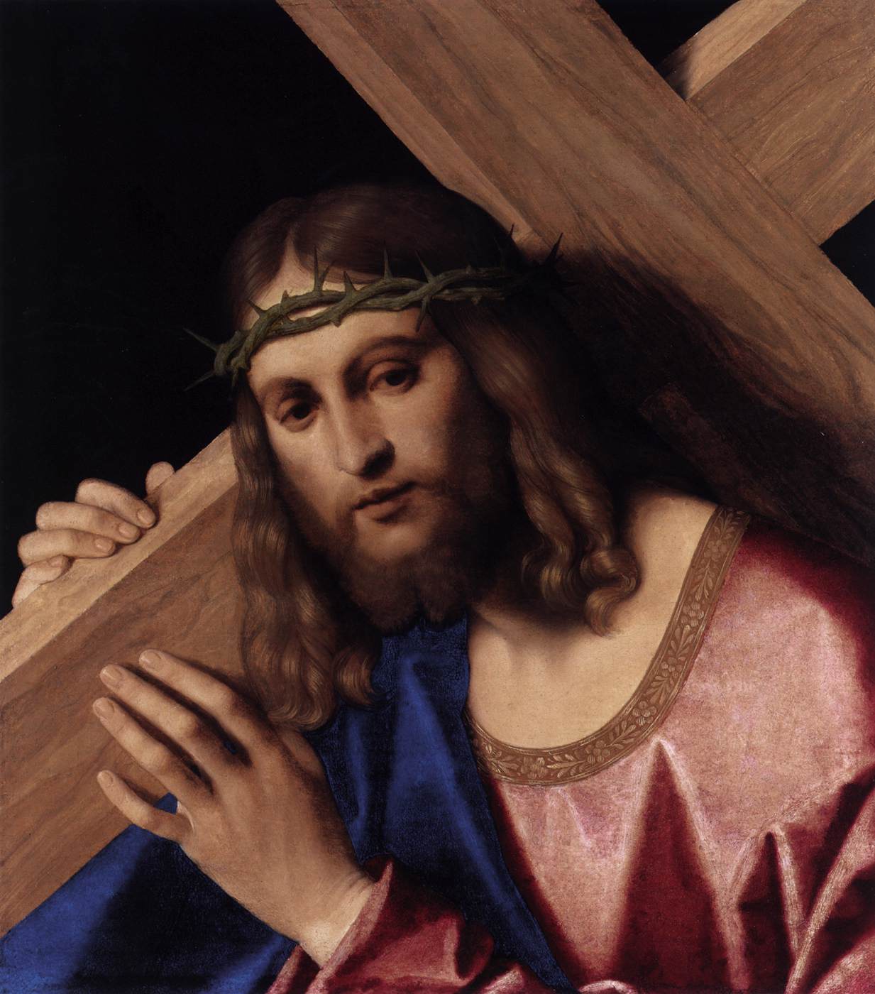 Christus trägt das Kreuz