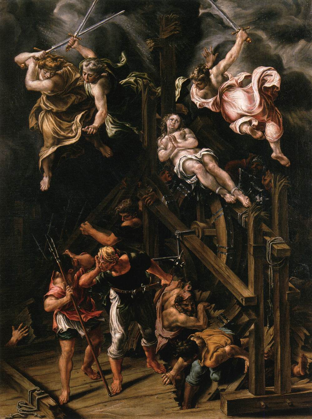 Das Martyrium von Santa Catalina de Alejandría