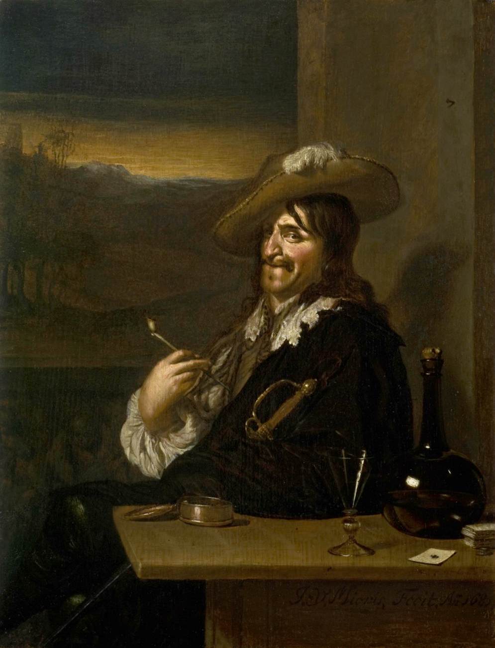 A Gentleman Seated at a Table