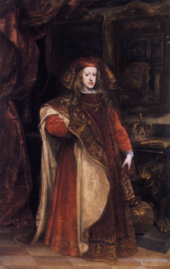 Carlos II som en stor gyllene fleece -lärare
