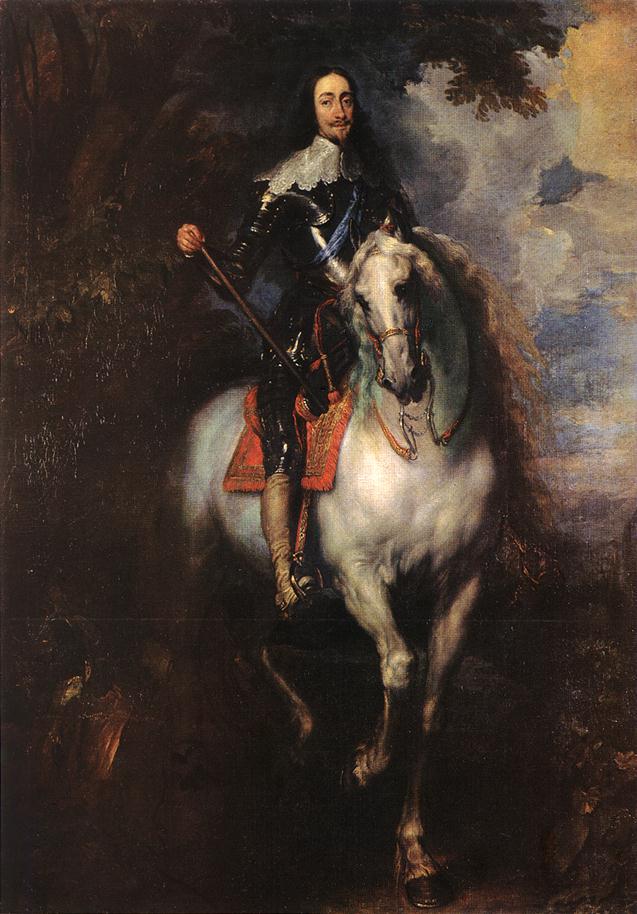 Portrait équestre de Carlos I, roi d'Angleterre