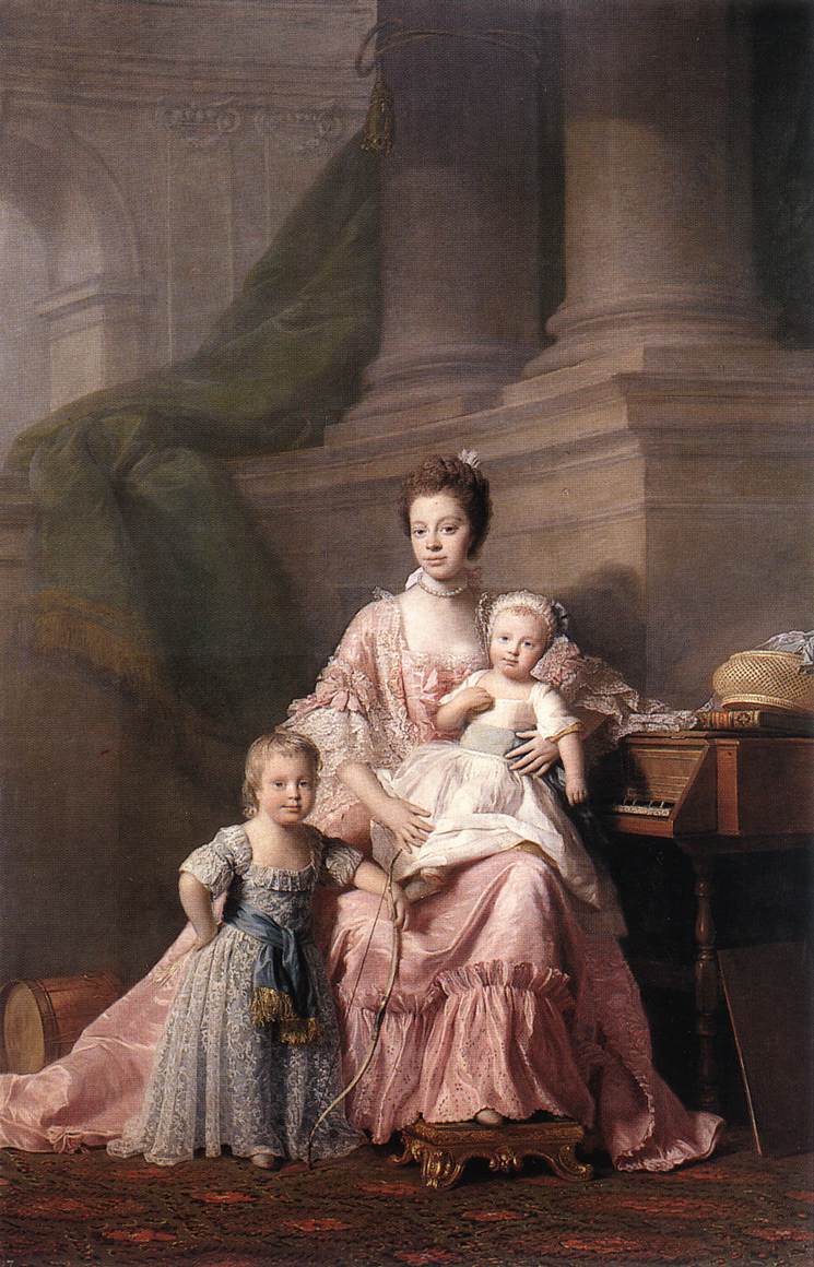 Queen Charlotte con i suoi due figli