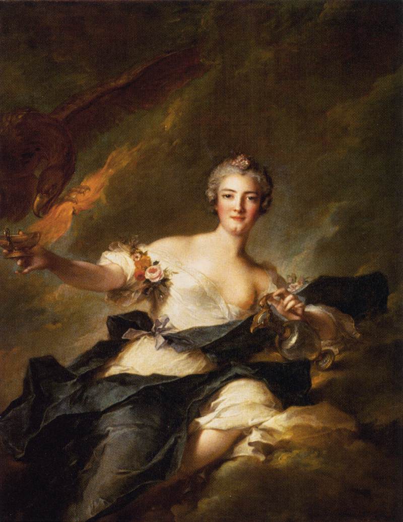 La duchesse de Chaulnes représentée comme Hebe