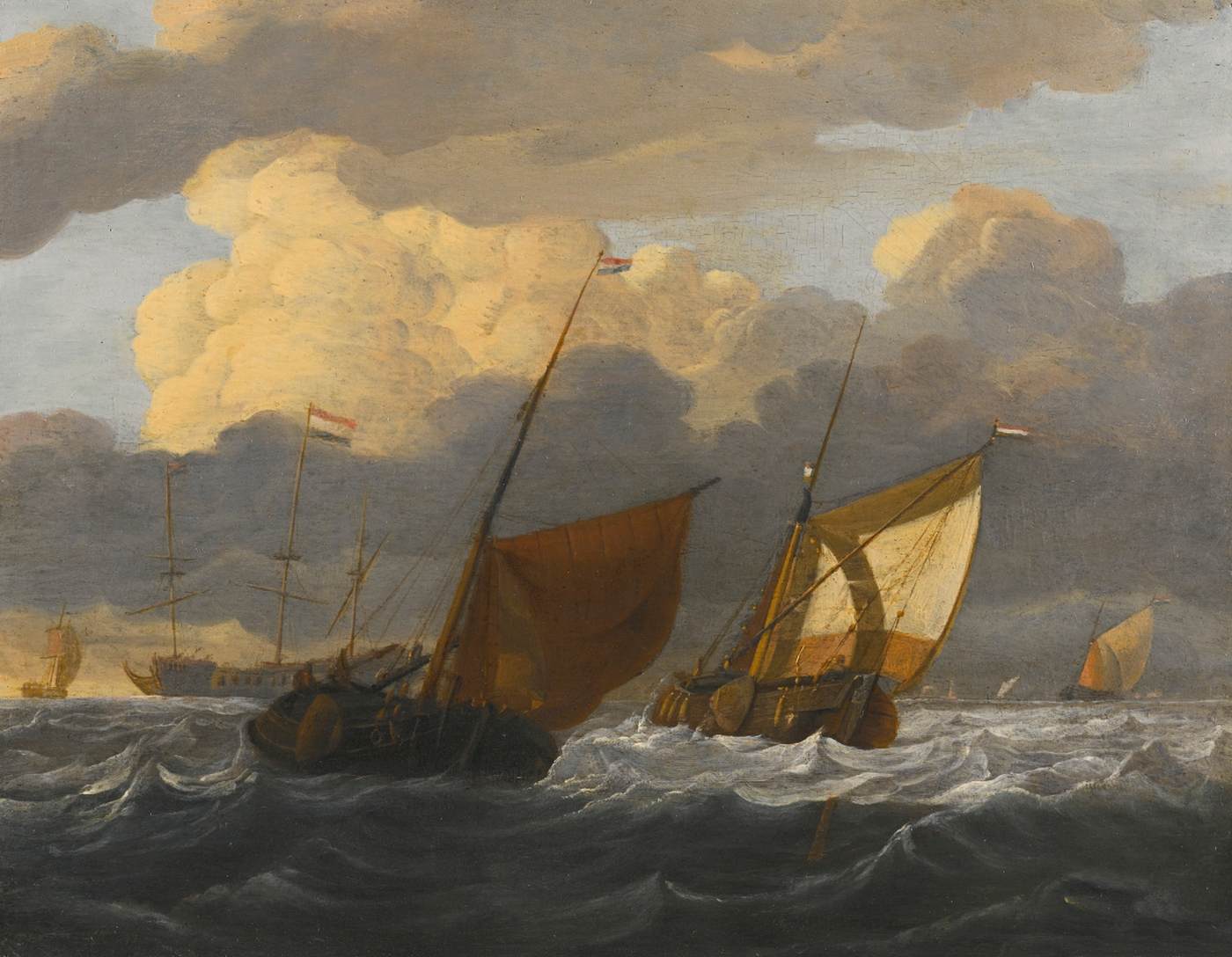 Boats in Rough Seas