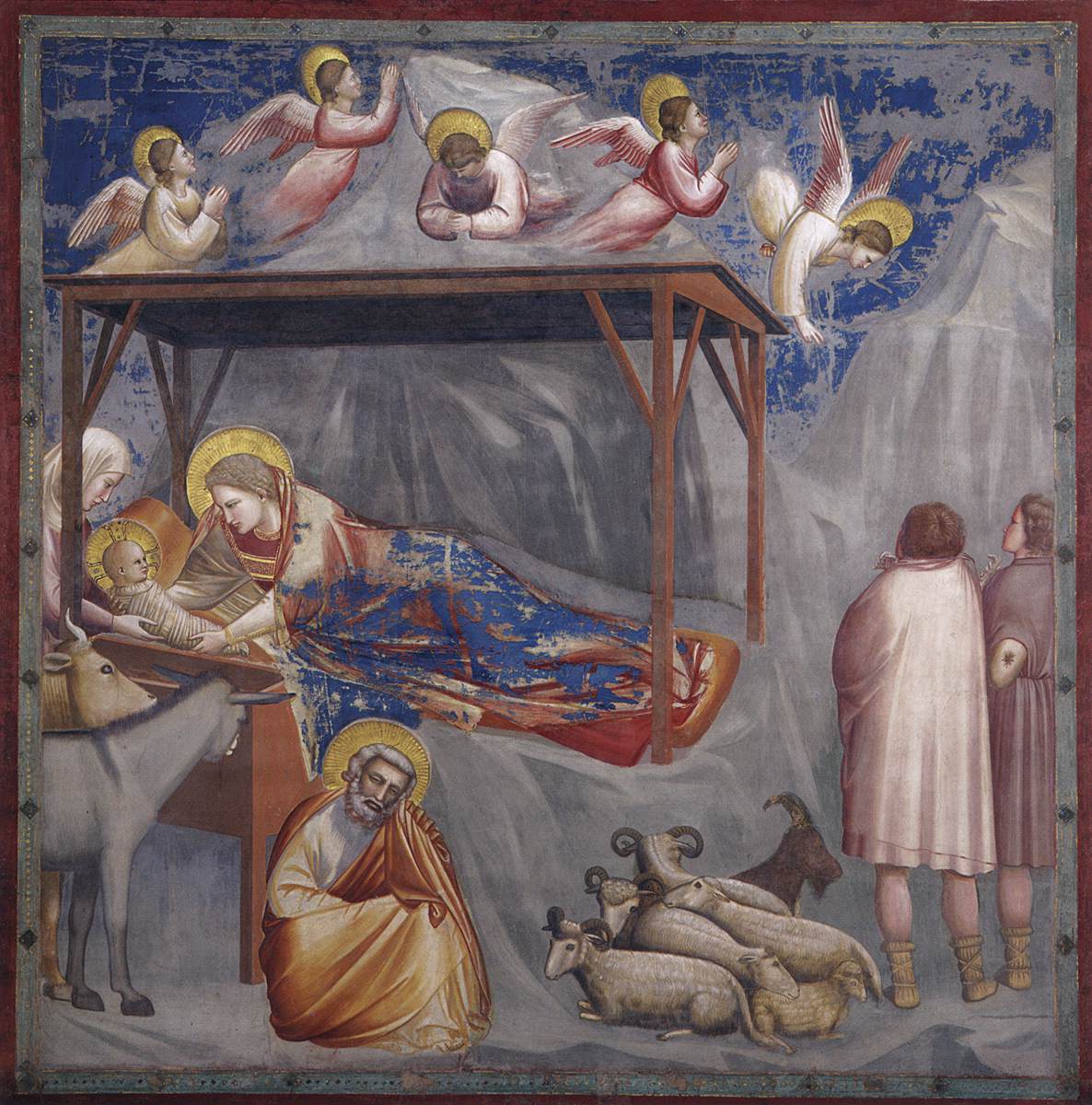 Non 17 scènes de la vie du Christ: 1 La Nativité: la naissance du Christ