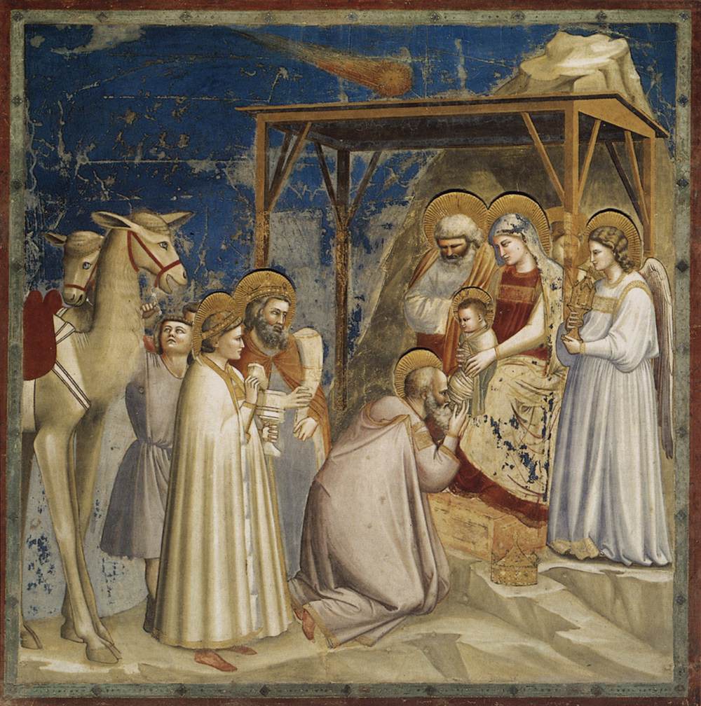 No 18 Scene della vita di Cristo: 2 adorazione dei maghi (prima del restauro)