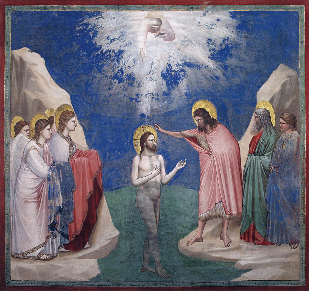 Non 23 scènes de la vie du Christ: 7 Baptême du Christ