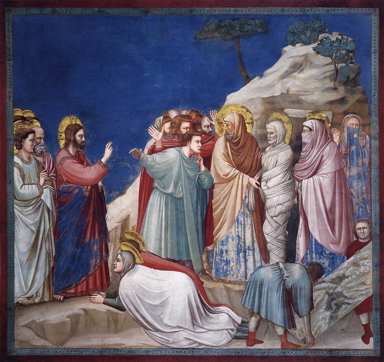 Pas de 25 scènes de la vie du Christ: 9 Raising de Lázaro