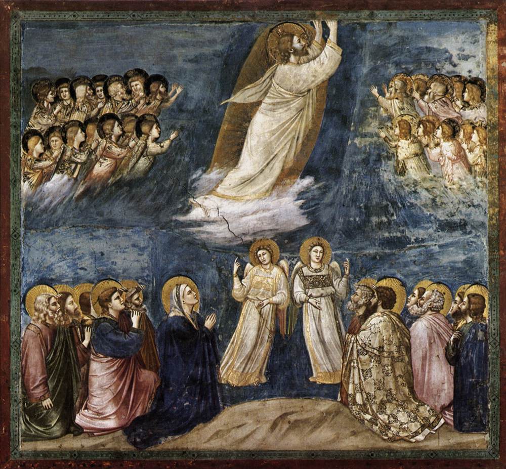 Non 38 Scènes de la vie du Christ: 22 ascension (avant la restauration)