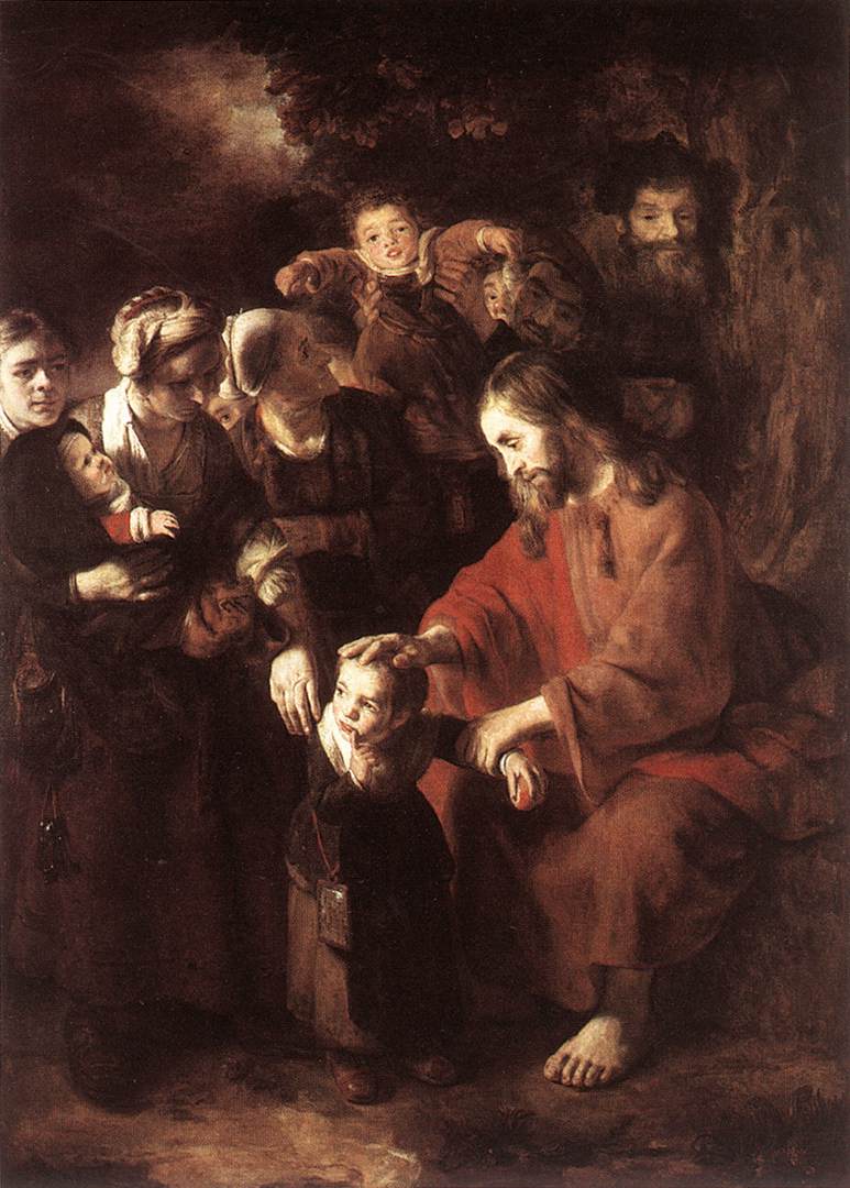 Le Christ bénisse les enfants