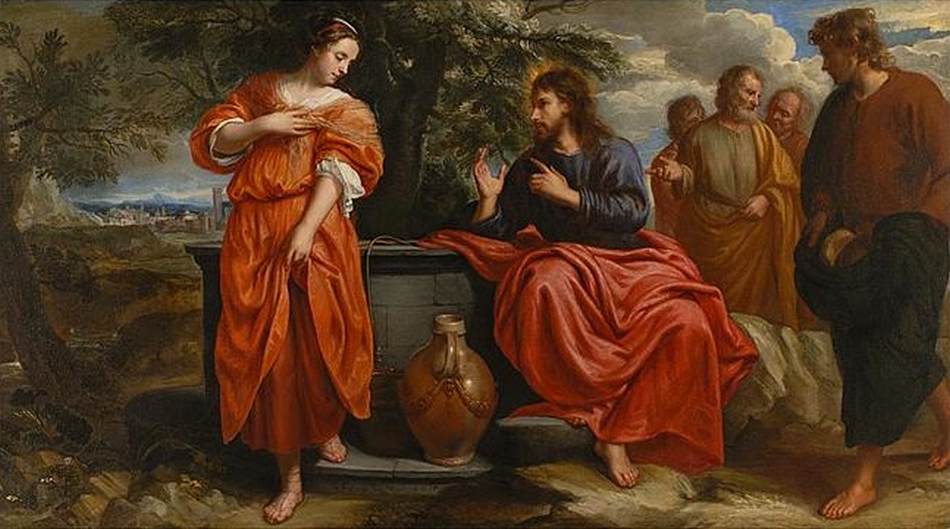 Christus en de Samaritaanse vrouw in de put