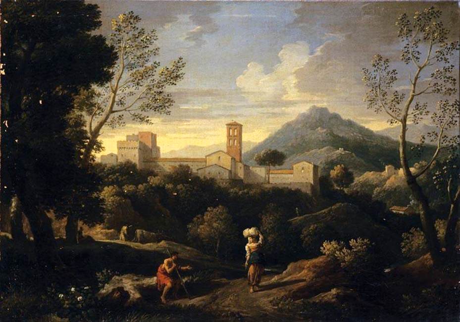 Classic Landscape with Figures