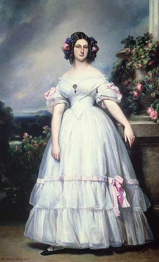 Retrato de La Princesa Clementine de Orléans