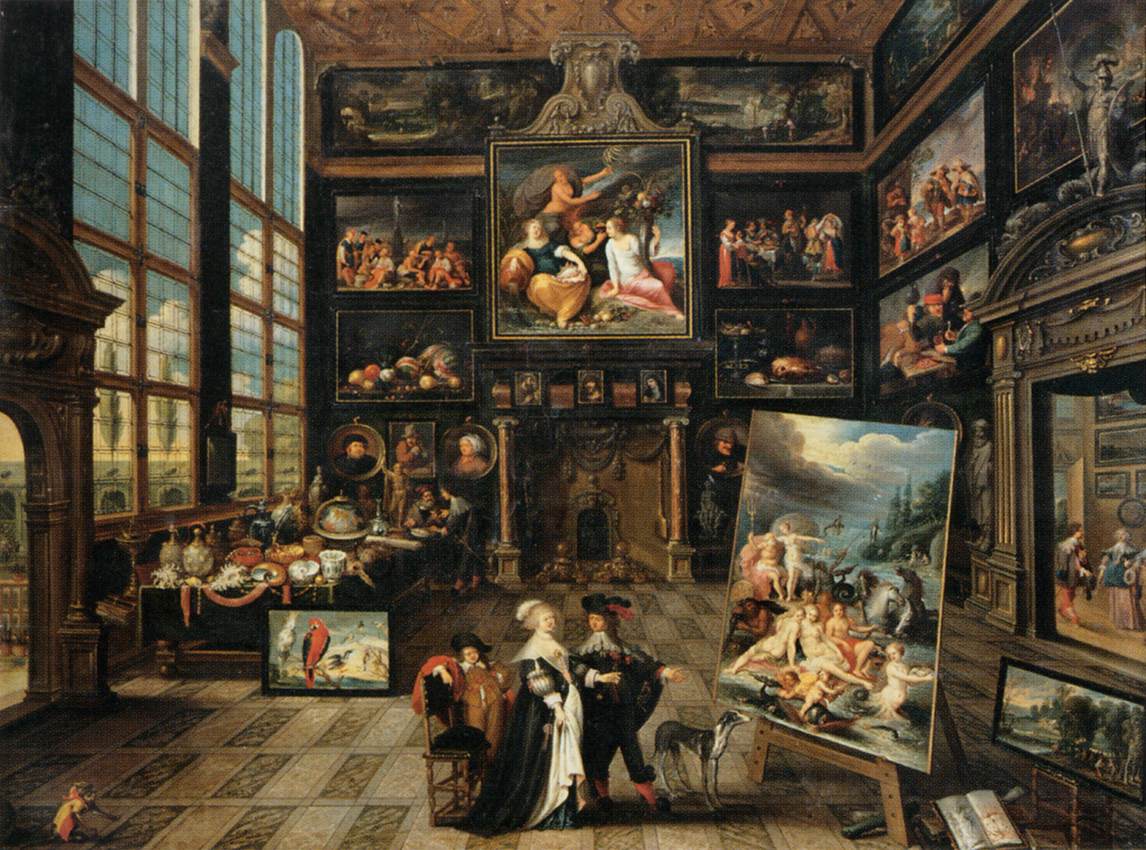 Interior of the Gallery of Paintings and Object of an Art Collector of Art