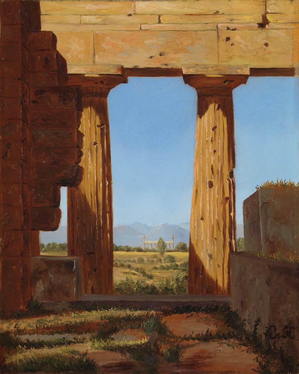 Colunas do Templo de Netuno em Paestum