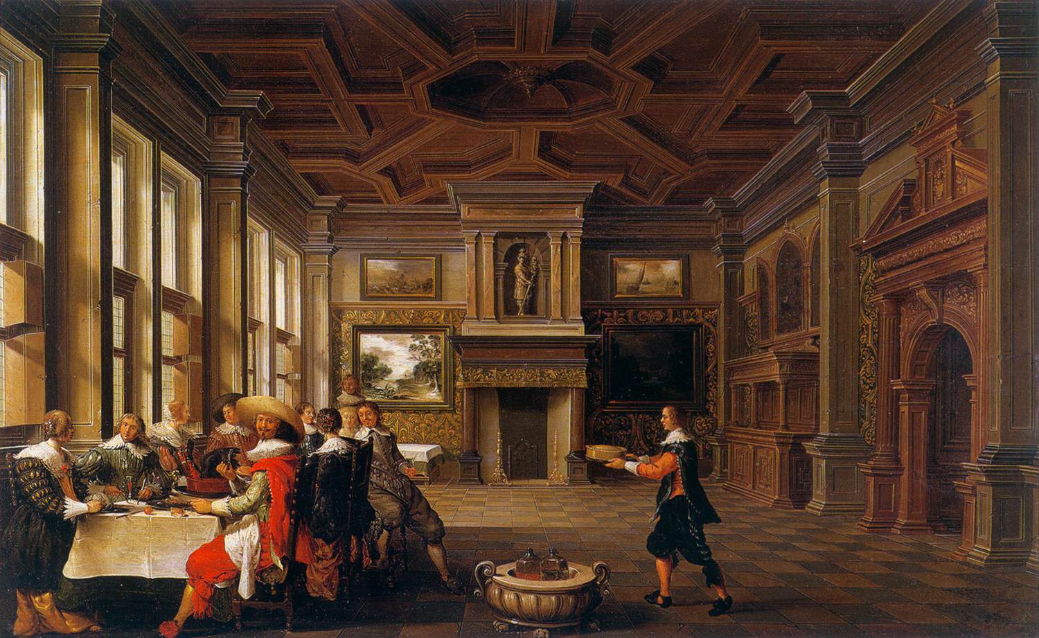 Distinguished Dining Company in an Interior