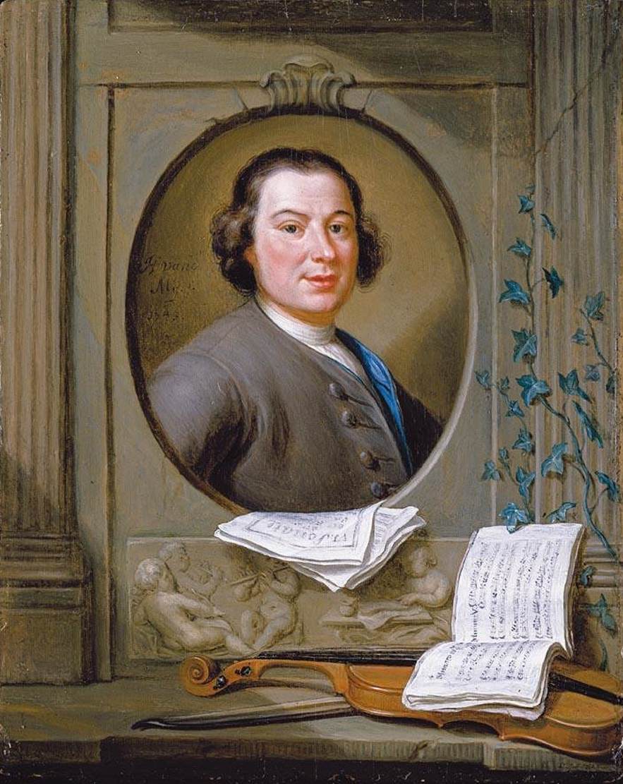 Retrato Alegórico do Compositor Anton Wilhelm Solnitz 