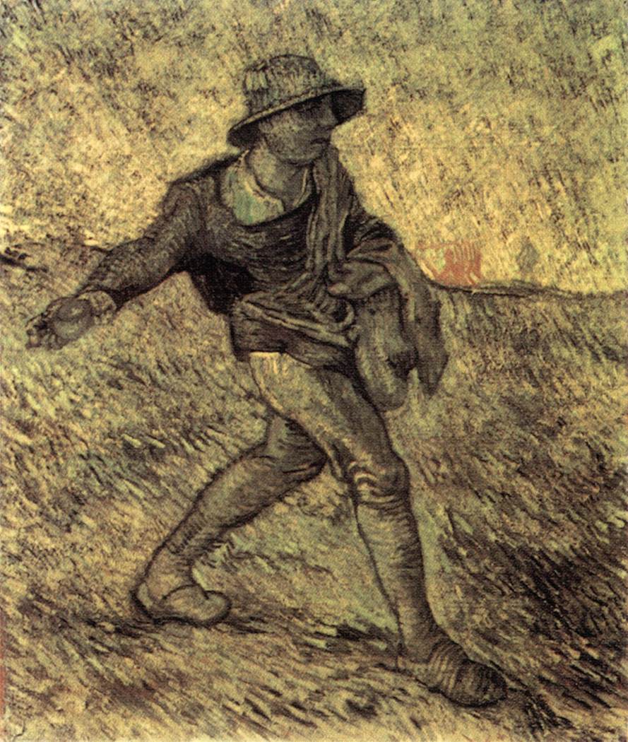 The Sower (In the Style of Millet)