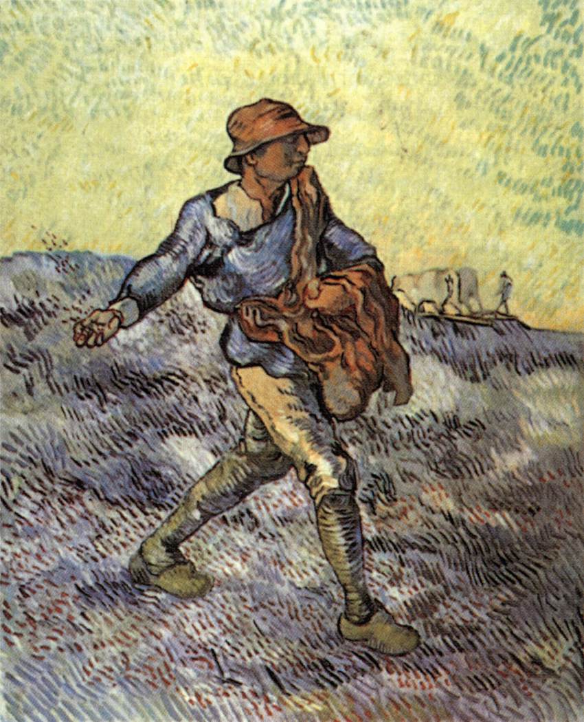 The Sower (In the Style of Millet)