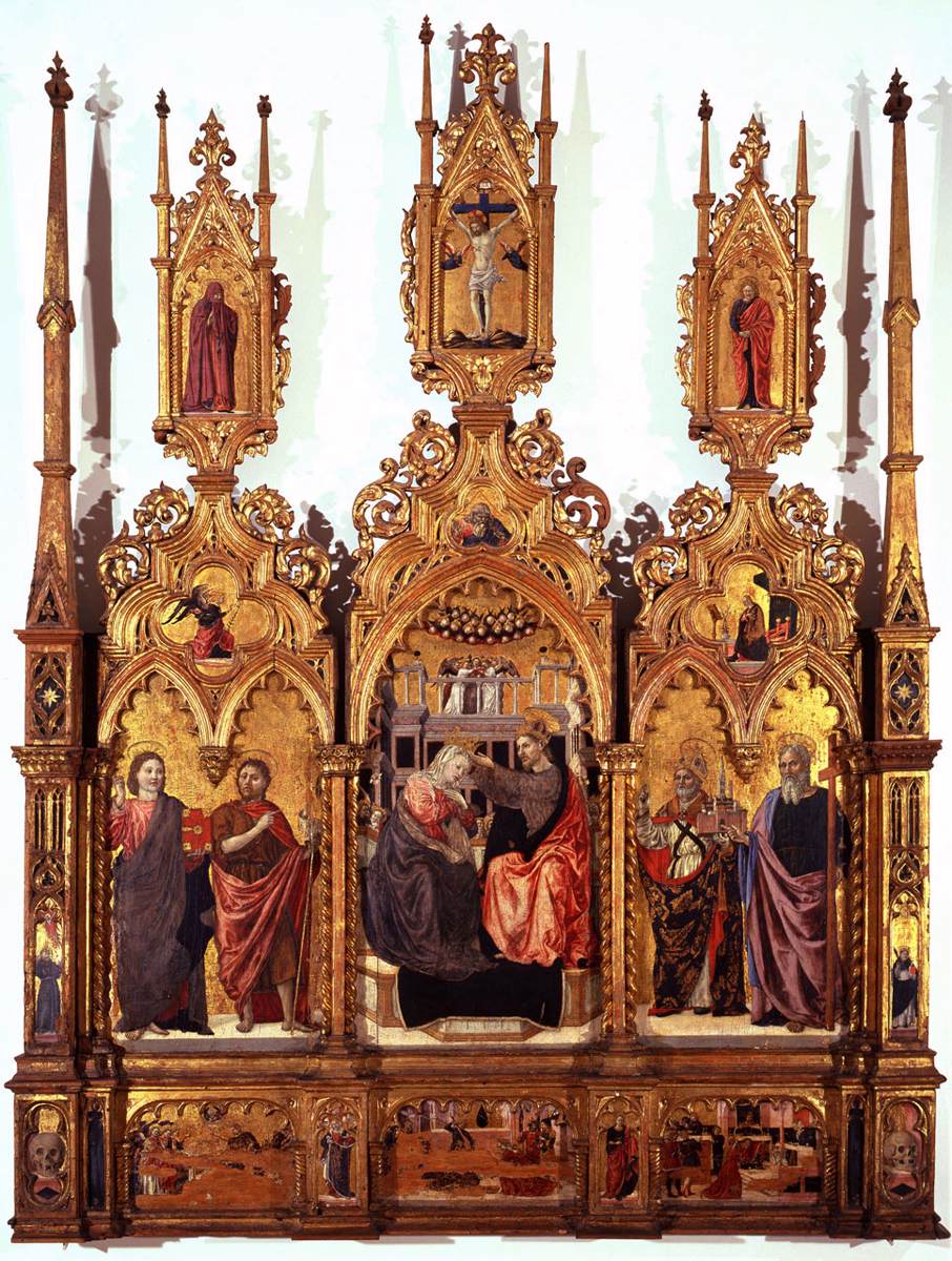 Coronation de la Vierge et des Saints