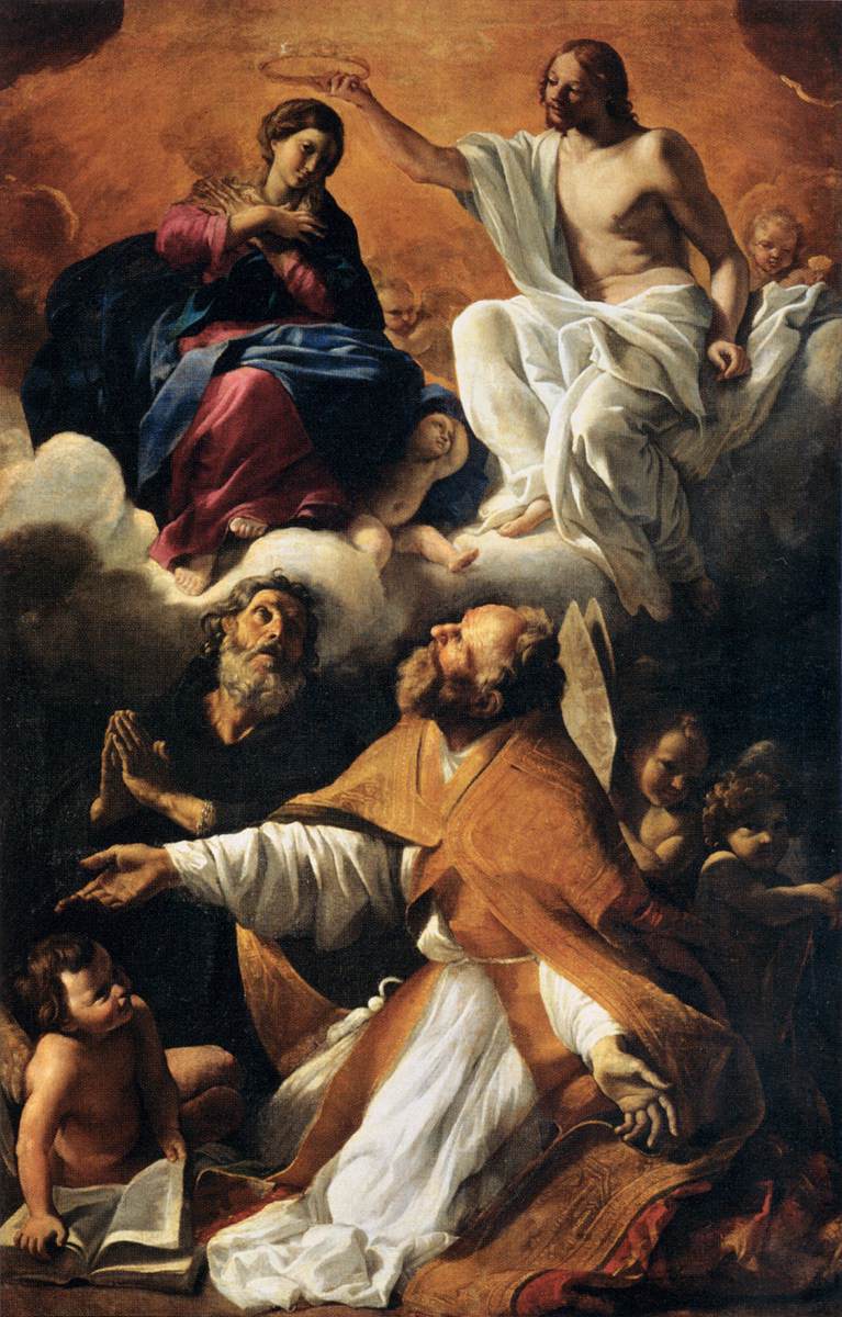 Krönung der Jungfrau mit San Agustín und San William de Aquitaine