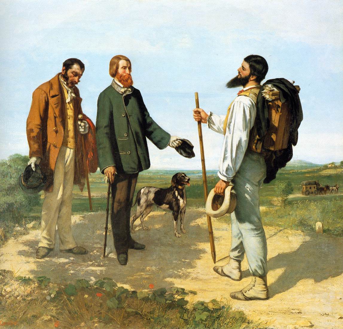 A Reunião ou Bonjour Monsieur Courbet 