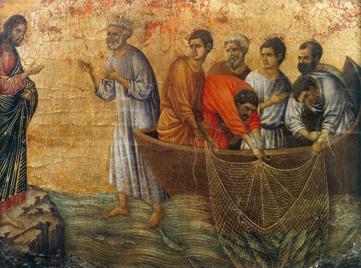 Apparizione al lago Tiberias (pannello 3)
