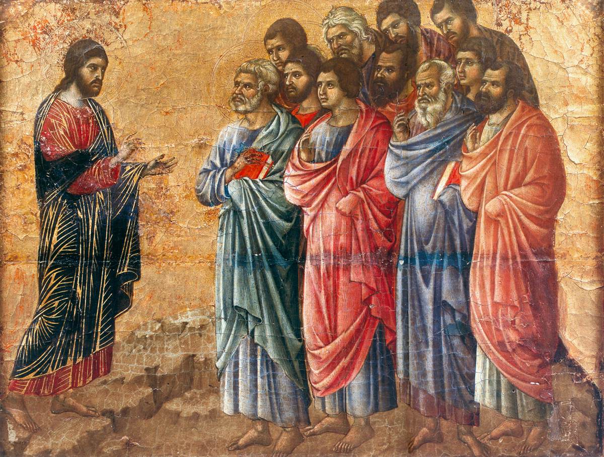 Apparition sur la montagne en Galilée (panneau 6)