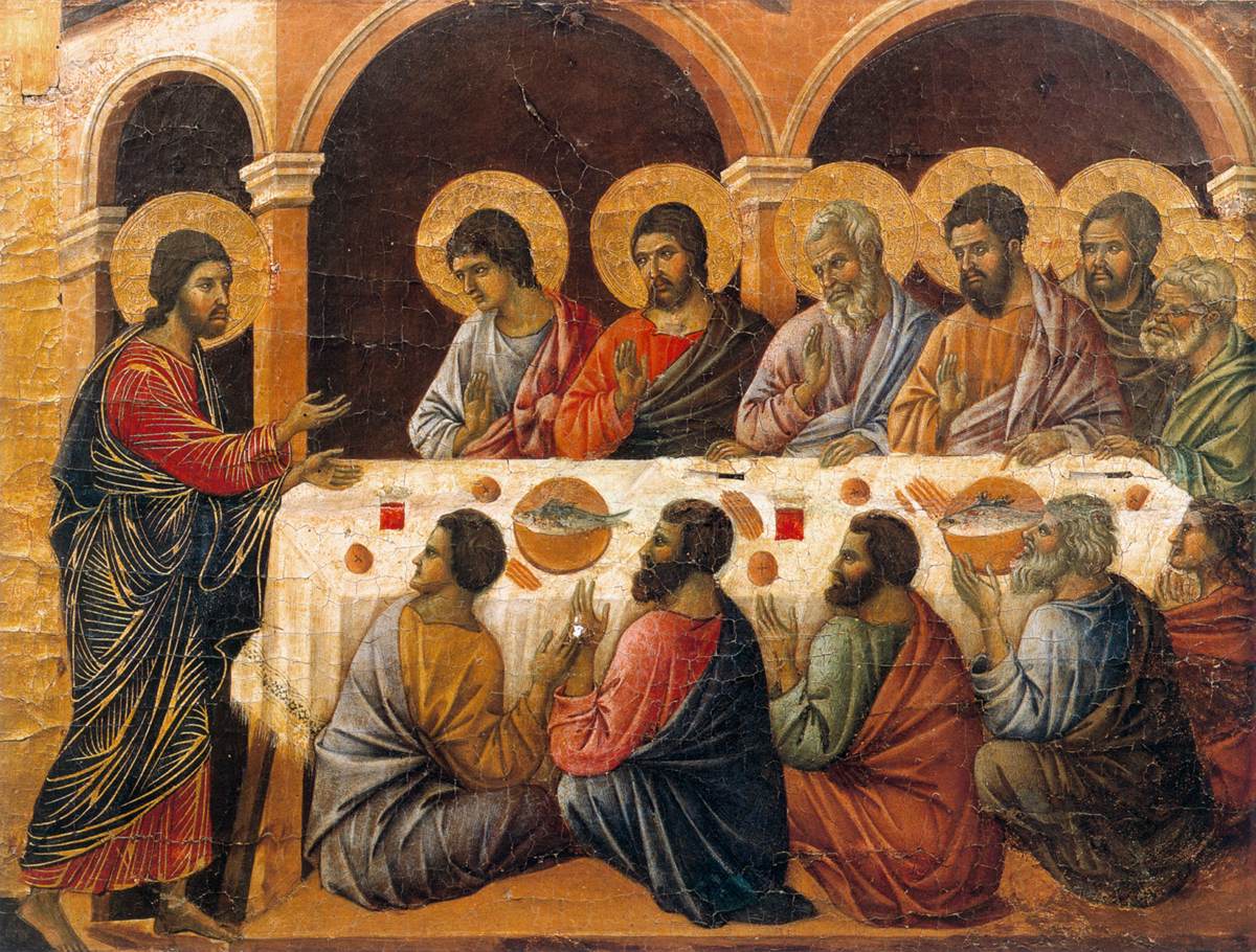 Utseende till apostlarna (panel 7)