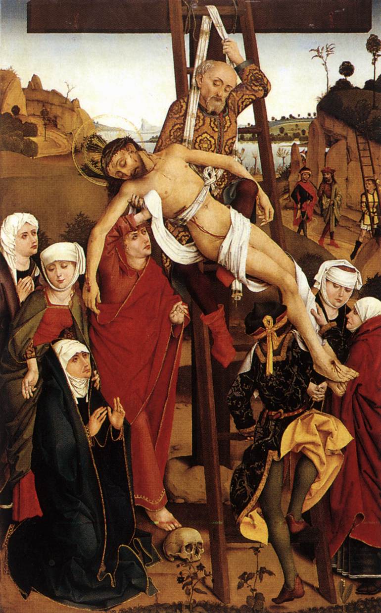 The Crucifixion from the Hof Altarpiece