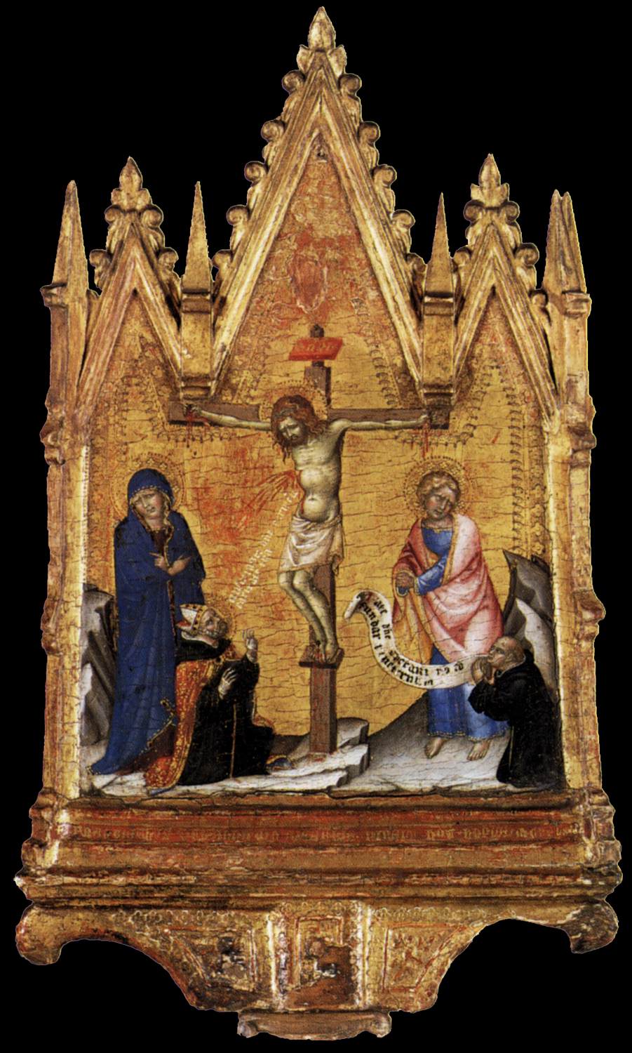 La Crucifixión con un Donante