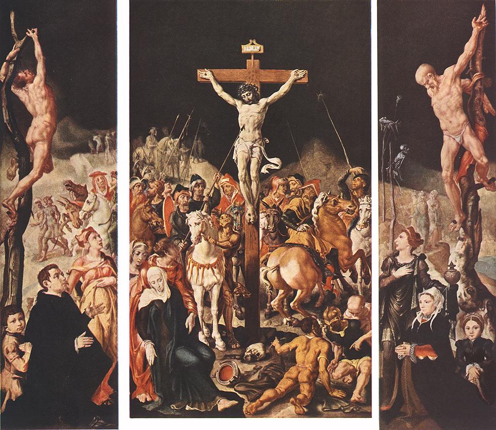 La crucifixion (triptyque)