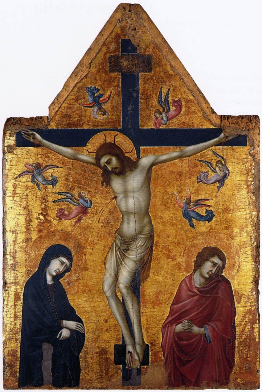 La Crucifixión con La Virgen y San Juan El Evangelista