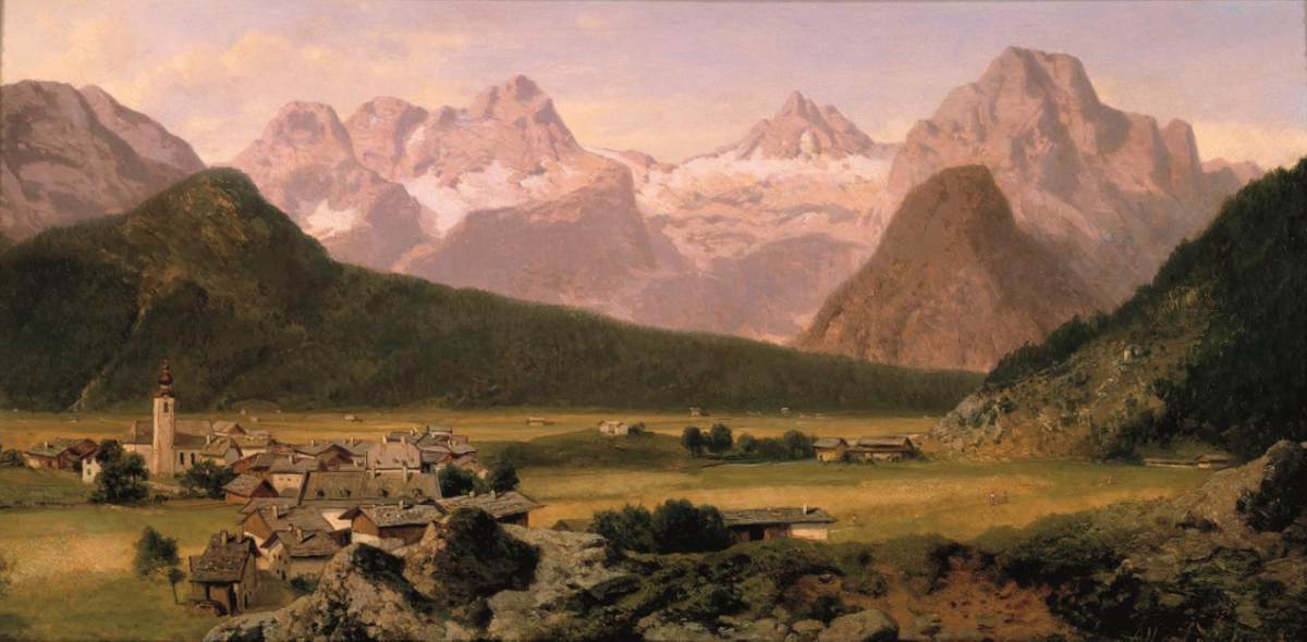 Vista del Macio de Dachstein