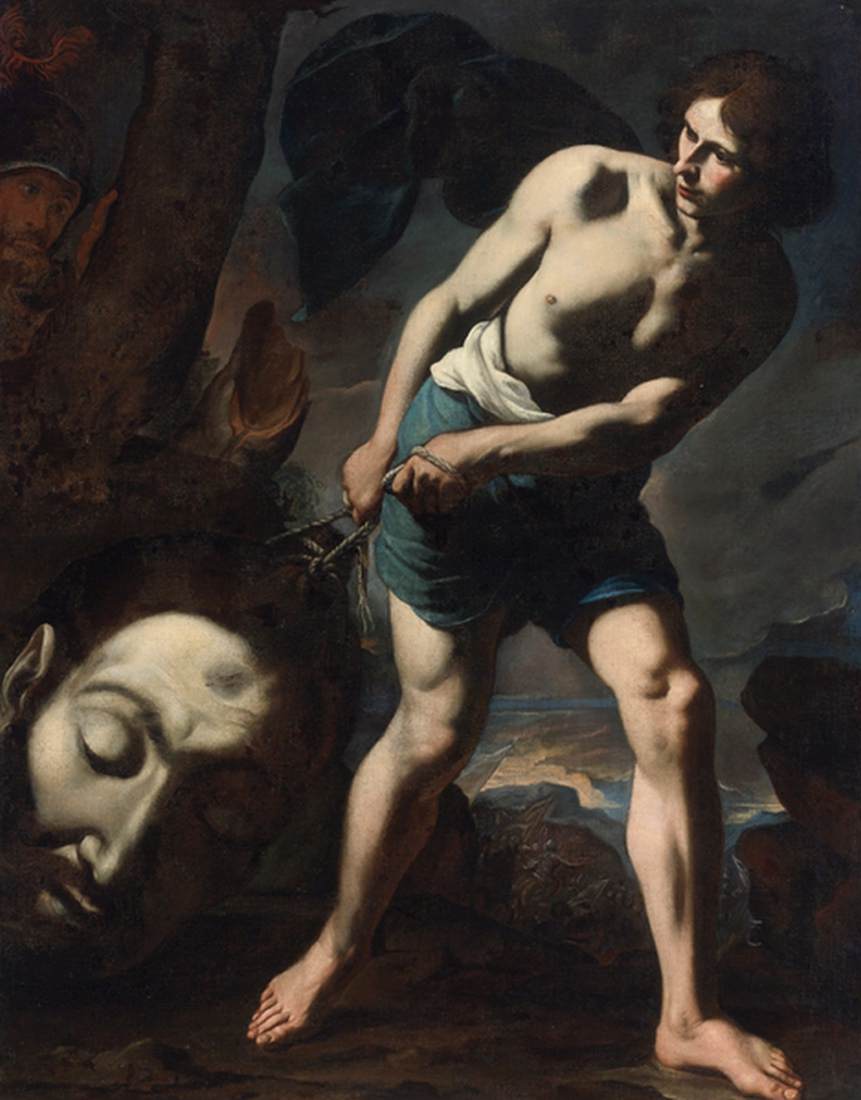 David med Goliaths hoved