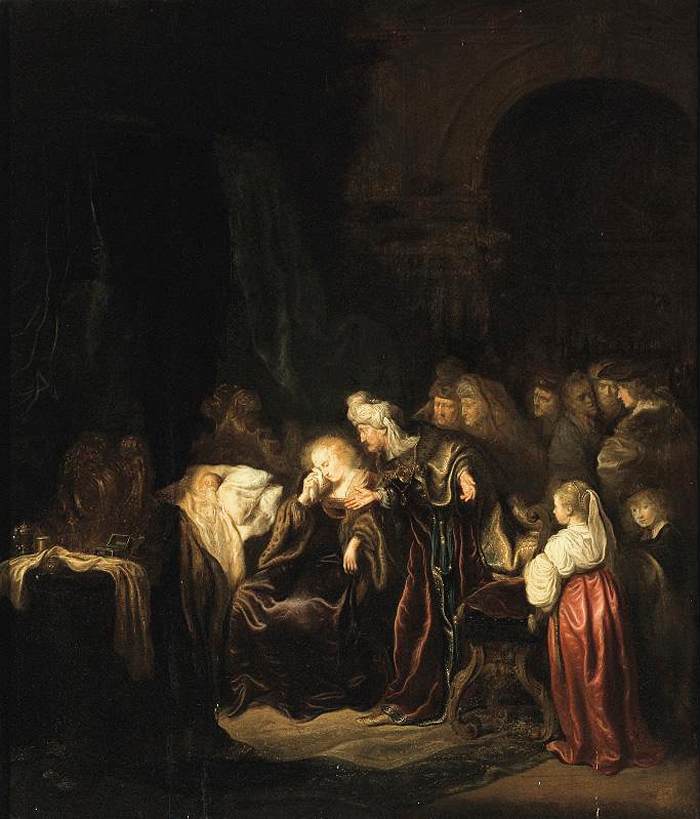 David and Bathsheba Mourning Their Dead Son