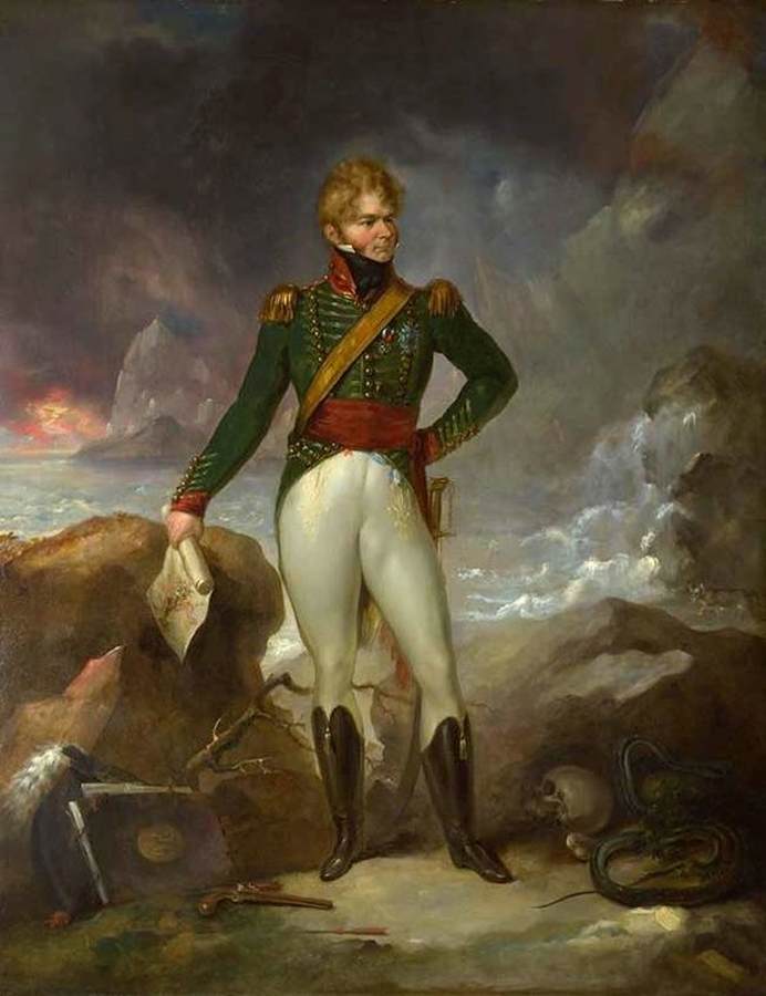 Colonel Portrait (plus tard seigneur) Jorge de lcy Evans