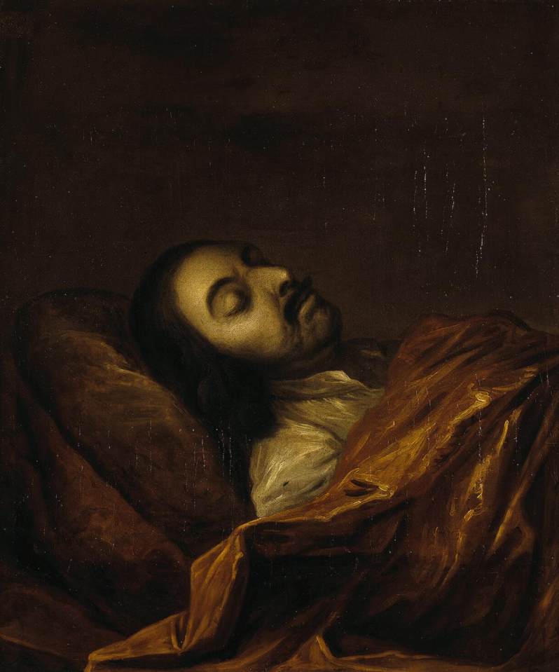 Retrato de Pedro O Grande em seu Leito de Morte 