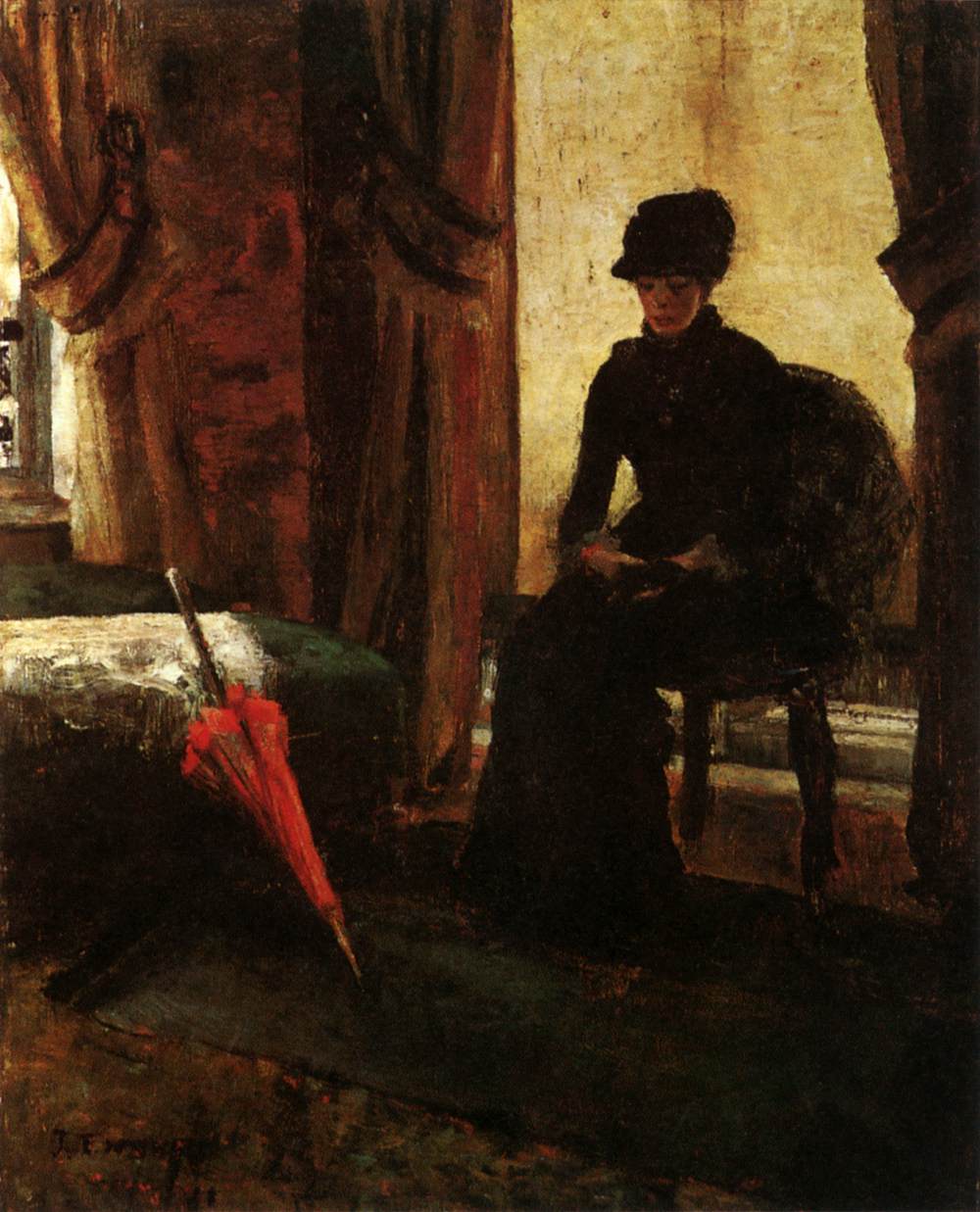 La dame découragée