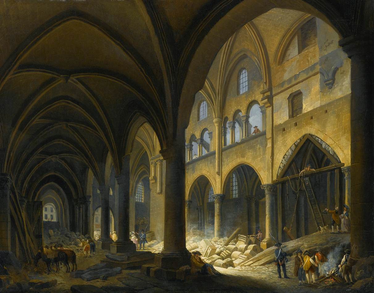 Demolition of the Church of the Holy Innocents, Paris