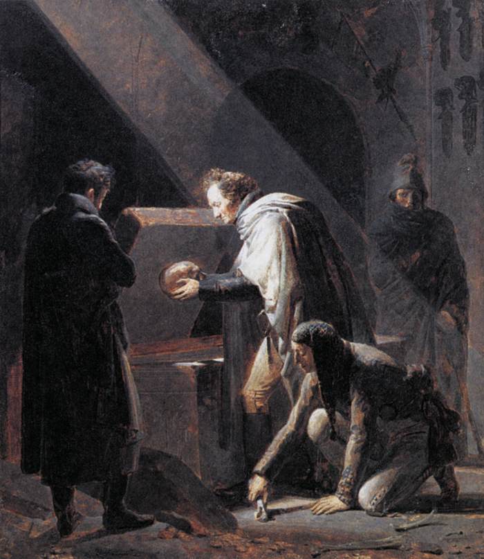Vivant Denon Replacing El Cid's Remains in His Tombs