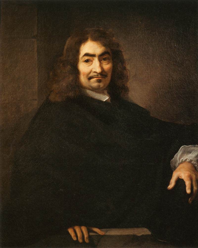 Geschätztes Porträt von René Descartes