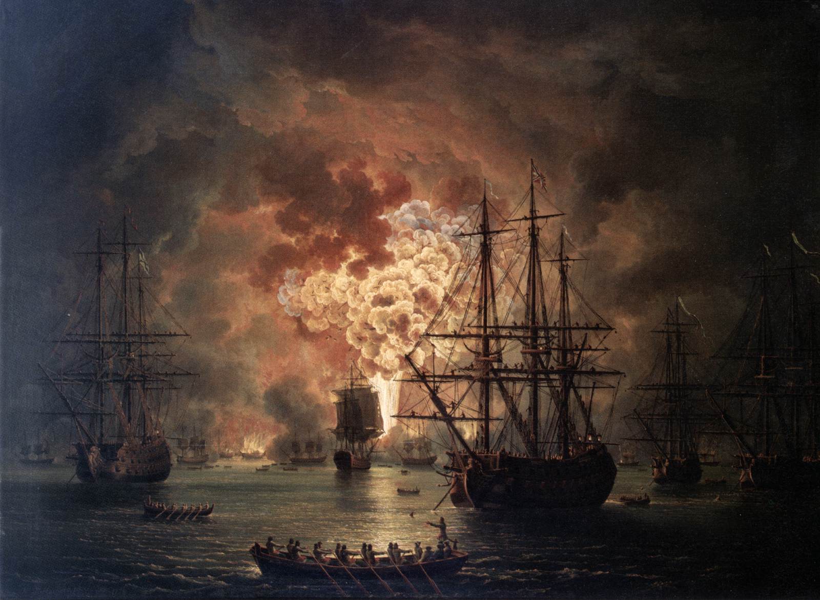 The Destruction of the Turkish Fleet in Chesme Bay