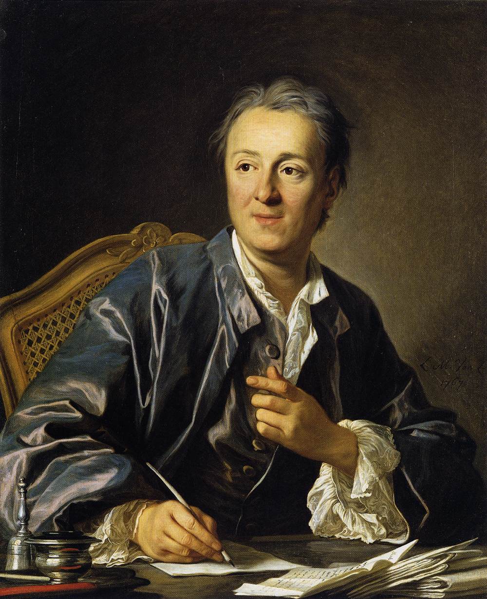 Portrait of Denis Diderot