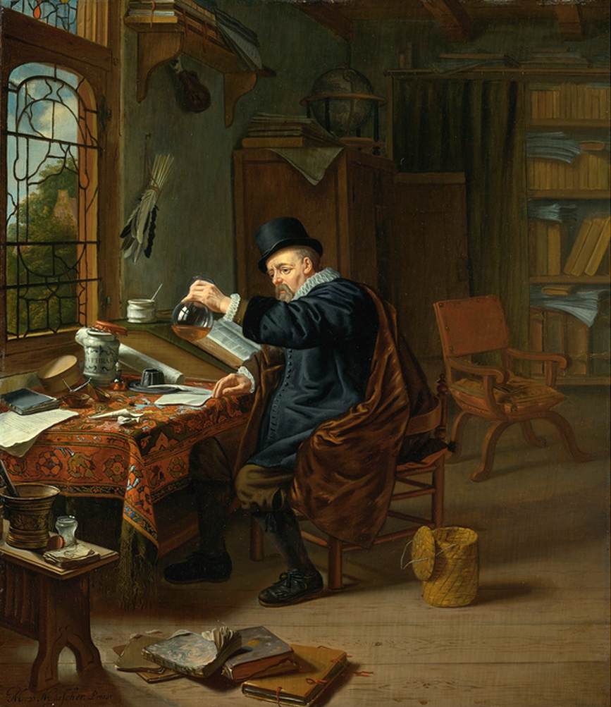 A Doctor in his Study